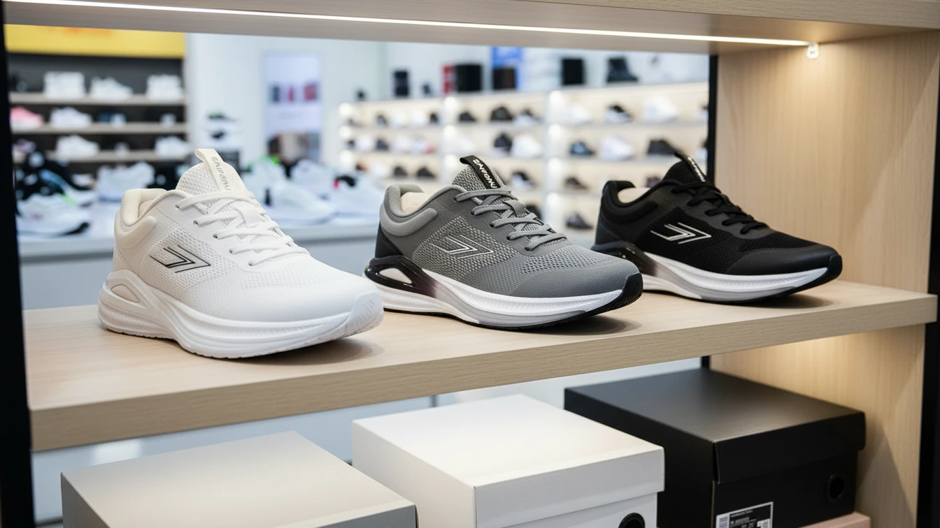 Sportswear Retail Tips Dubai - Professional running shoes display ideas for UAE sports shops - Saifeinu Dubai